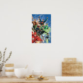 De nieuwe 52 - Justice League #1 Poster (Keuken)