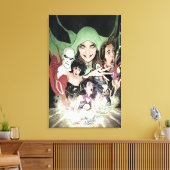 De nieuwe 52 - Justice League Dark #1 Canvas Afdruk (Insitu (Woonkamer))