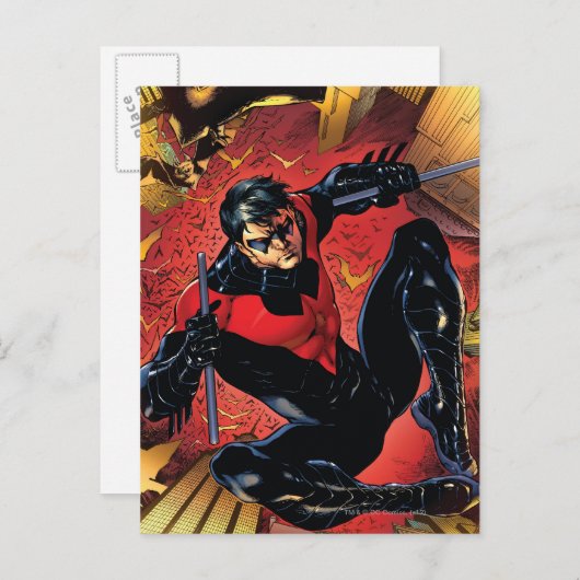 De nieuwe 52 - Nightwing #1 Briefkaart (Voorkant / Achterkant)