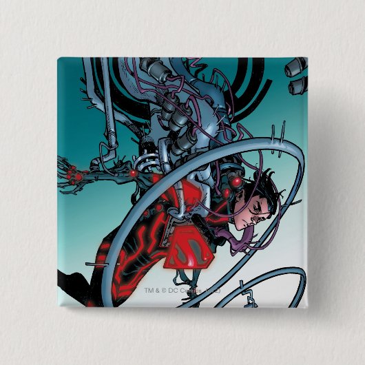 De nieuwe 52 - Superboy #1 Vierkante Button 5,1 Cm (Voorkant)