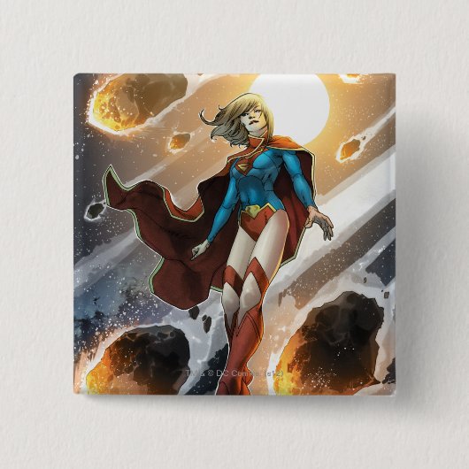De nieuwe 52 - Supergirl #1 Vierkante Button 5,1 Cm (Voorkant)