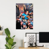 De nieuwe 52 - Superman #1 2 Poster (Thuiskantoor)