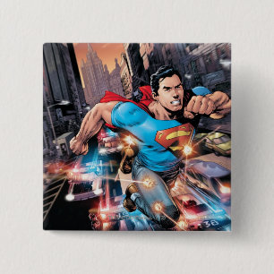 De nieuwe 52 - Superman #1 2 Vierkante Button 5,1 Cm