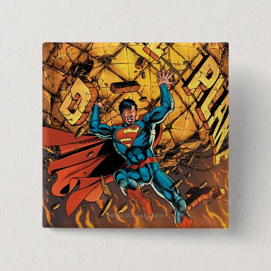 De nieuwe 52 - Superman #1 Vierkante Button 5,1 Cm (Voorkant)