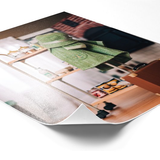 De nieuwe aankomst foto afdruk (Hoek)