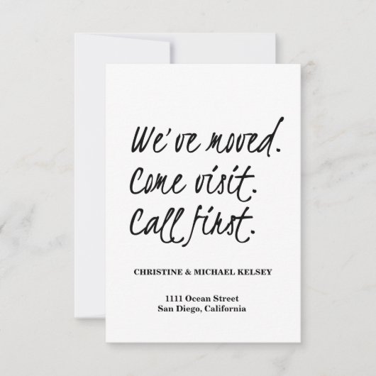 De Nieuwe Aankondiging van het Adres van het Huis  (Voorkant)