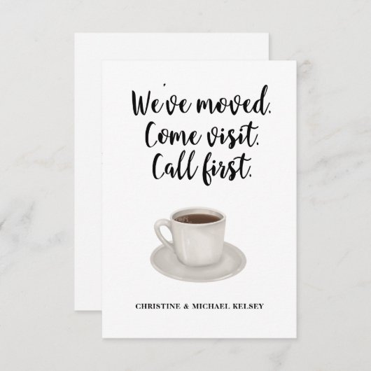 De Nieuwe Aankondiging van het Adres van het Huis  (Voorkant / Achterkant)