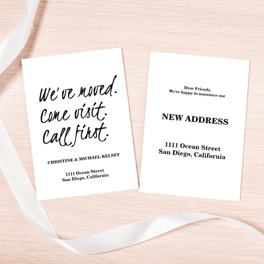 De Nieuwe Aankondiging van het Adres van het Huis 