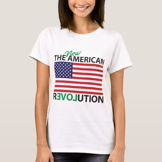 De nieuwe Amerikaanse revolutie T-shirt (Voorkant)