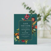 De Nieuwe Bloemen die de Code van de Datum QR bind Briefkaart (Staand voorkant)