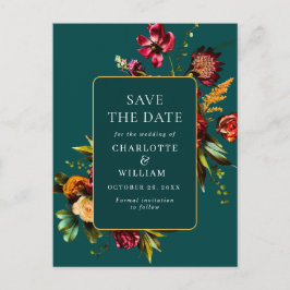 De Nieuwe Bloemen die de Code van de Datum QR bind Briefkaart