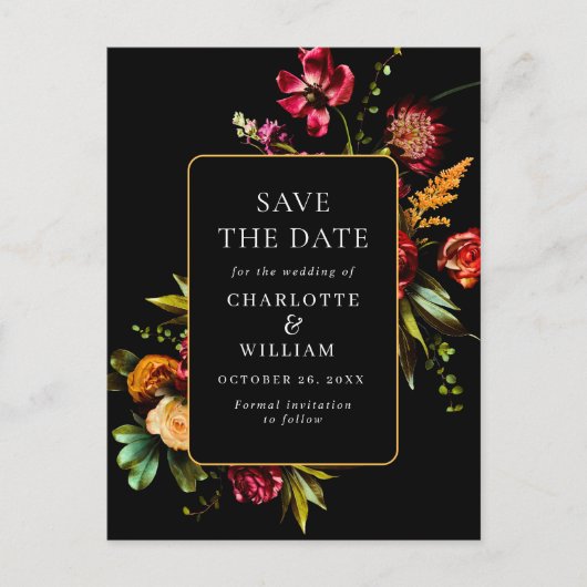 De Nieuwe Bloemen die de Code van de Datum QR bind Briefkaart (Voorkant)