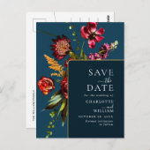 De Nieuwe Bloemen die de Code van de Datum QR bind Briefkaart (Voorkant / Achterkant)