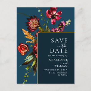 De Nieuwe Bloemen die de Code van de Datum QR bind Briefkaart