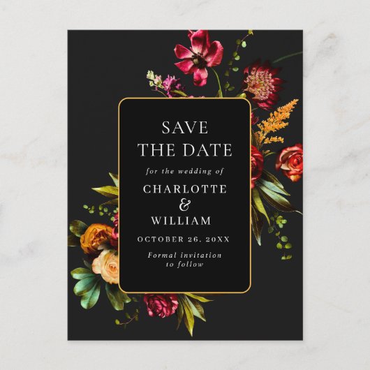 De Nieuwe Bloemen die de Code van de Datum QR bind Briefkaart (Voorkant)