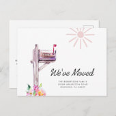 De nieuwe Brievenbus van de Waterverf van het Adre Aankondigingskaart (Voorkant / Achterkant)