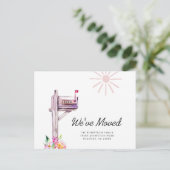 De nieuwe Brievenbus van de Waterverf van het Adre Aankondigingskaart (Staand voorkant)