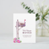 De nieuwe Brievenbus van de Waterverf van het Adre Aankondigingskaart (Staand voorkant)