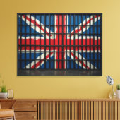 De nieuwe Britse canvas print (Insitu (Woonkamer))