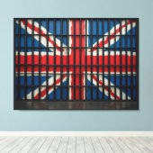 De nieuwe Britse canvas print (Insitu (Houten vloer))