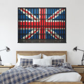 De nieuwe Britse canvas print (Insitu (Slaapkamer))