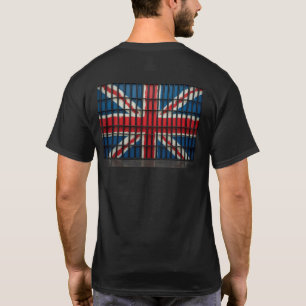 De nieuwe Britse mannen zwart T-shirt terug