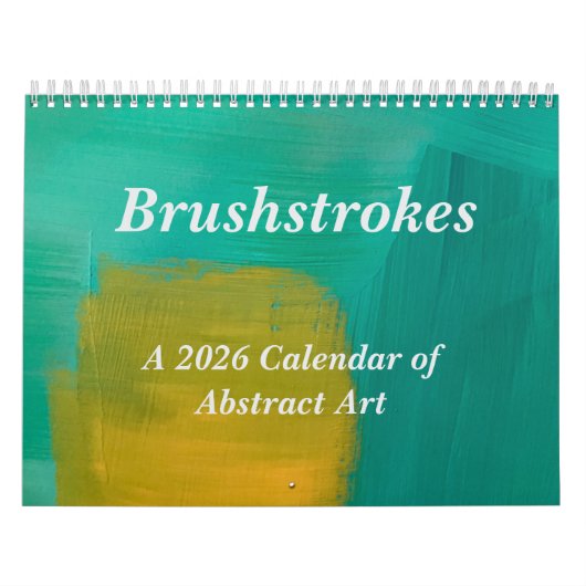 De nieuwe Brushstrokes 2026 kalender (Hoes)