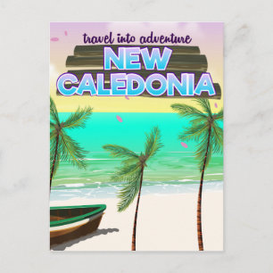 De nieuwe Caledon-reisposter "reis naar avontuur". Briefkaart