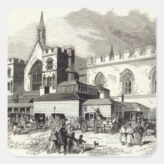 De Nieuwe Comité Zalen, House of Commons Vierkante Sticker (Voorkant)