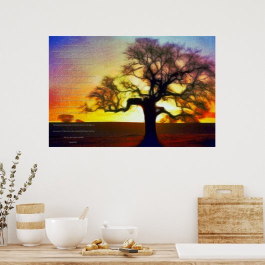 De nieuwe dag poster (Keuken)