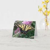 De nieuwe Dag tuiniert notecard-Westerne Kaart (Gele Bloem)