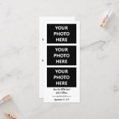 De NIEUWE datum opslaan | Datum wijzigen | 3 Foto' Kaart (Voorkant / Achterkant in situ)