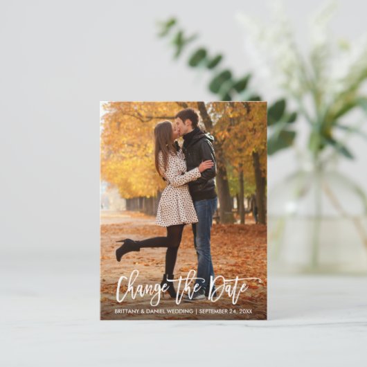 De nieuwe Datum verandert het Manuscript van de Bo Briefkaart (Staand voorkant)