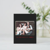 DE NIEUWE EERSTE FAMILIE BRIEFKAART (Staand voorkant)