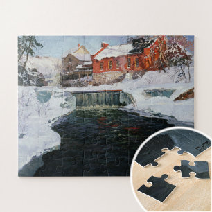 De nieuwe fabriek in Lillehammer, Fine Art Legpuzzel