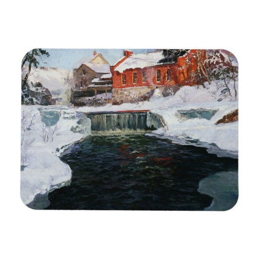 De nieuwe fabriek in Lillehammer, Thaulow, Frits Magneet (Horizontaal)