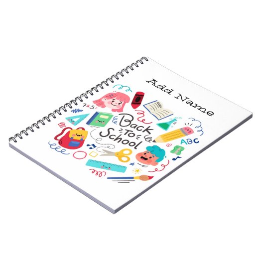 De nieuwe favoriete studiepartner van uw kind per  notitieboek (Linkerzijde)