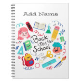 De nieuwe favoriete studiepartner van uw kind per  notitieboek (Voorkant)