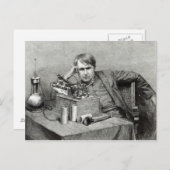 De nieuwe fonografie van de heer Edison Briefkaart (Voorkant / Achterkant)
