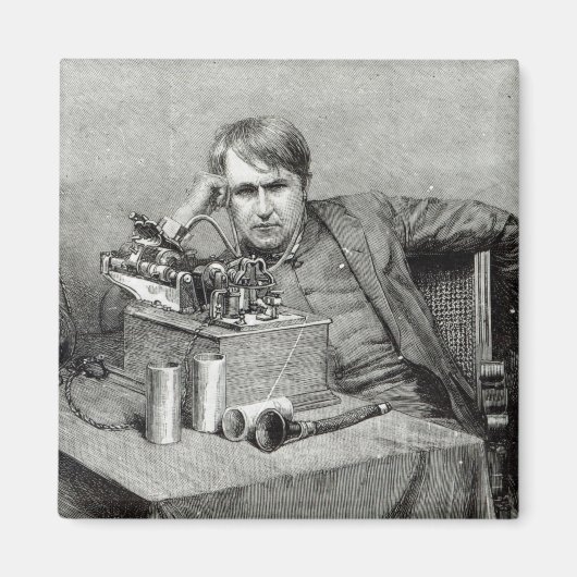 De nieuwe fonografie van de heer Edison Magneet (Voorkant)