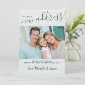 De Nieuwe Foto van het Adres van de Foto van het M Aankondiging (Staand voorkant)