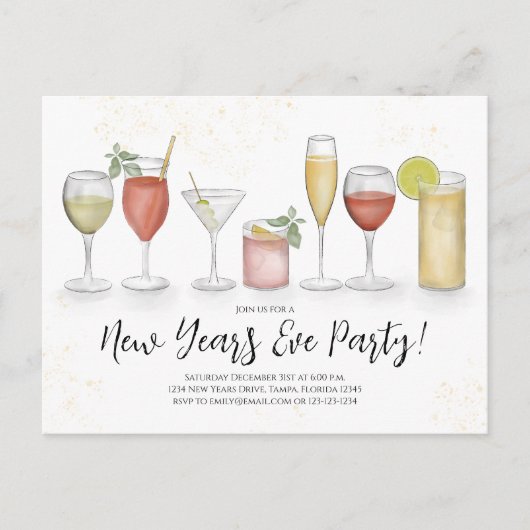 De nieuwe Gebeurtenissen van de Code van het Aanta Briefkaart (Voorkant)