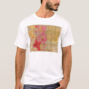 De nieuwe geologische kaart van Rand McNally T-shirt