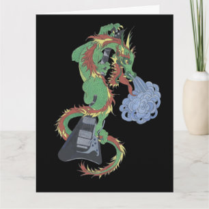 De nieuwe gitaar van Raging Dragon Kaart