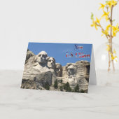 De nieuwe Groeten van de Burger van de V.S. Kaart (Gele Bloem)