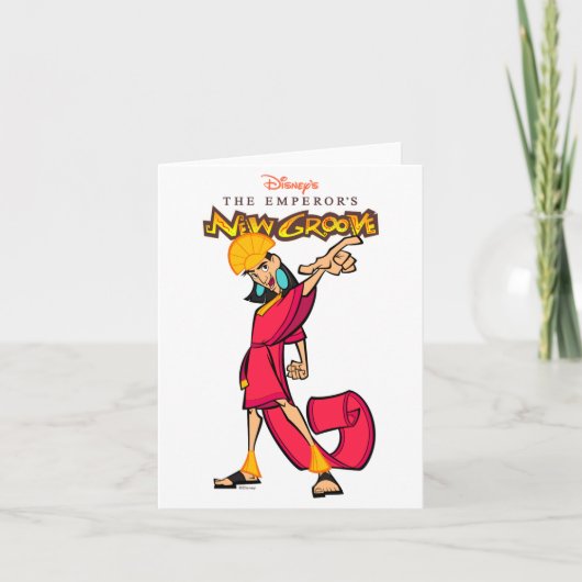 De Nieuwe Groove van de Keizer Kuzco Kaart (Voorkant)