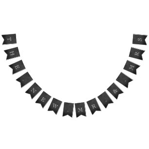 De nieuwe heer & Mrs Chalkboard Wedding Vlaggetjes