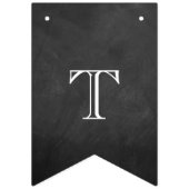 De nieuwe heer & Mrs Chalkboard Wedding Vlaggetjes (Eerste vlag)