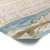 "De nieuwe hemel is begonnen" Poster (Hoek)