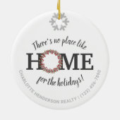 De nieuwe homefage van het eerste jaar van het Hui Keramisch Ornament (Achterkant)